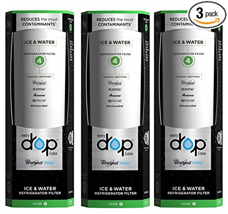 Everydrop filter 4, Whirlpool Filter 4, EDR4RXD1, fits UKF8001, F4PC6C1